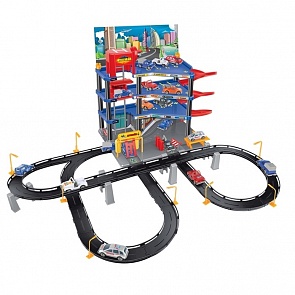 Гараж 4-х уровневый с машинками и аксессуарами (Parking Tower, B925641sim)